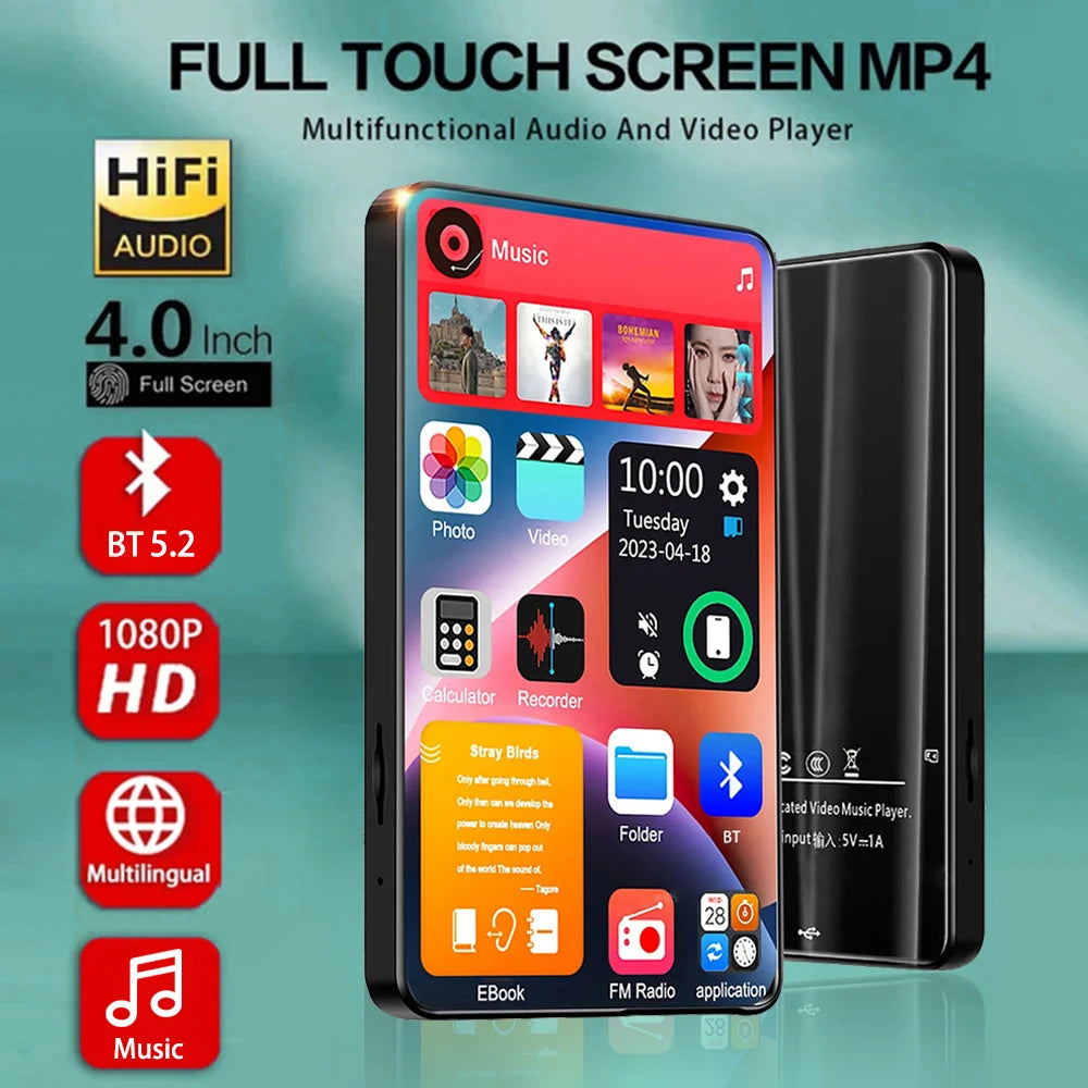 Bluetooth 4 Inch MP3 Player