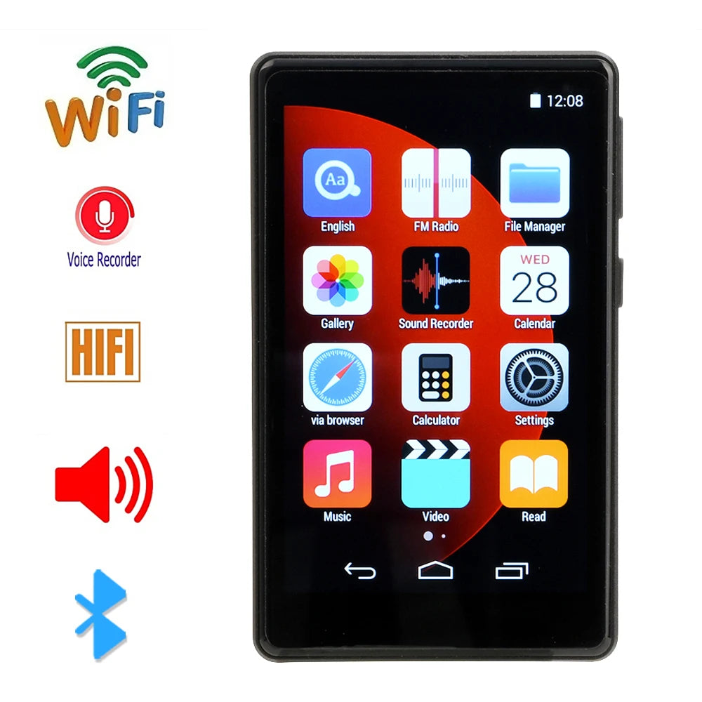 MP3 Player with Bluetooth and WiFi